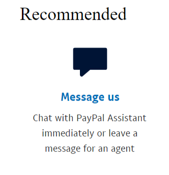 PayPal contact